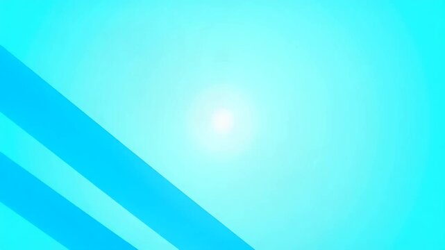 Blue Diagonal Bands Revealing on Cyan with a Central Glow