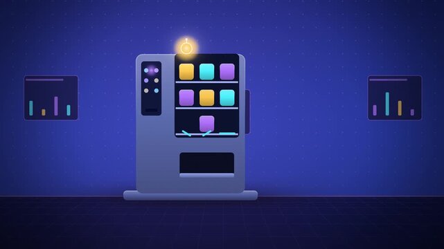 Automated dispensing machine AI agent completing multi step tasks