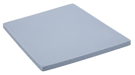 Square grey foam cushion pad for comfort and support © Nataliia