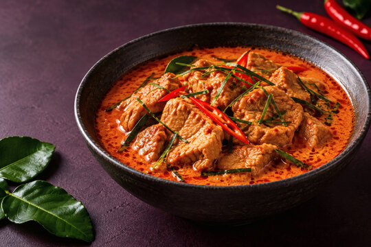 Panang Pork Curry with Kaffir Lime