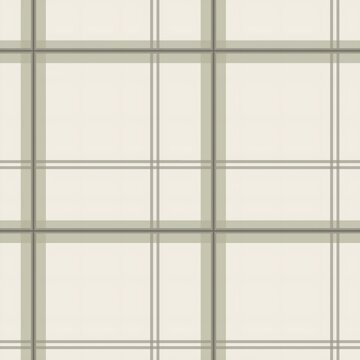 Large windowpane plaid seamless pattern in sage, mushroom grey and ivory