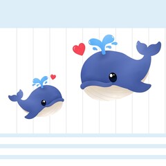 The whale pattern is cute © จันทนา โสมโยธา