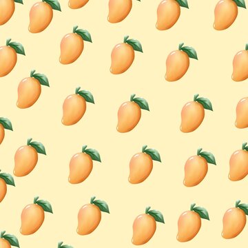 Yellow mango pattern