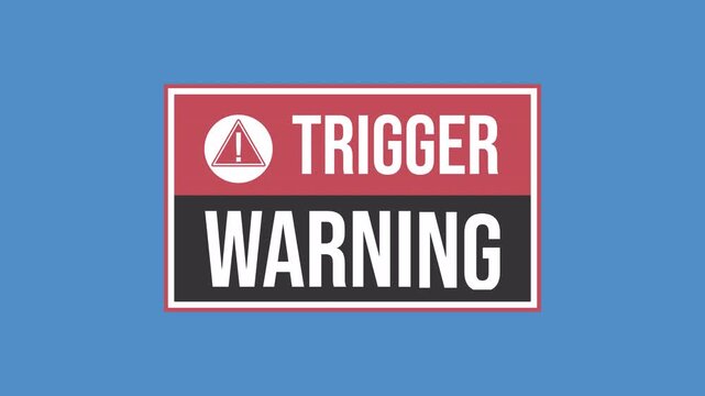 Trigger Warning Banner for Potentially Distressing Content