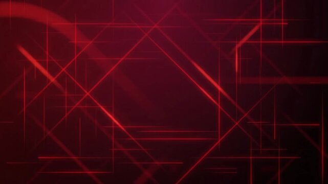 Dark red corporate abstract material background with glowing lights. Seamless looping motion design. Video animation Ultra HD 4K