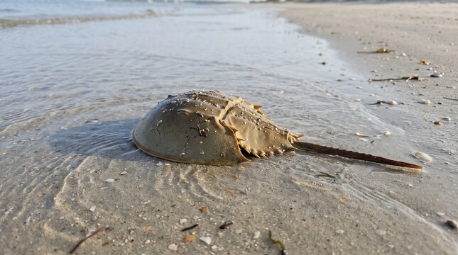Horseshoe Crab Shell Resting