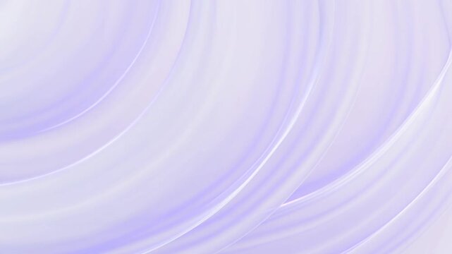 Lavender abstract curves create a soft layered pattern across a pale gradient background