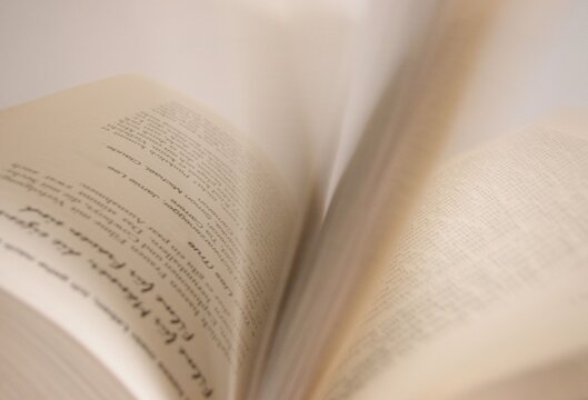 Scrolling in a book