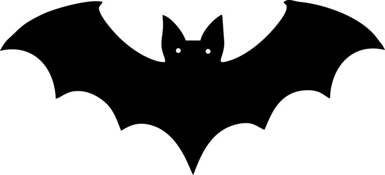 Halloween flying bats silhouette Bats Logo Bat Logo Bat vector illustration