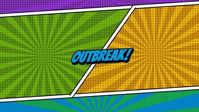 Comic book style versus screen featuring zombie and survivor character icons