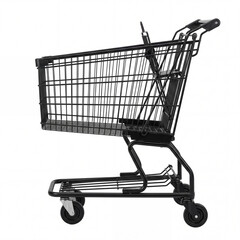 Empty shopping cart for Black Friday event sales and promotions. © Isolated Media