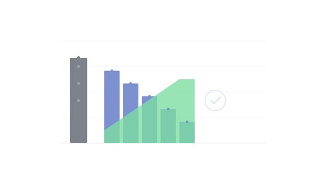 Clean Carbon Reduction Tracker Dashboard with Descending Emissions Steps and Green Energy Growth