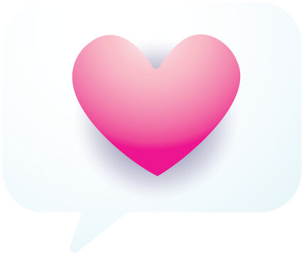 Heart Love Chat Bubble , valentine's day
