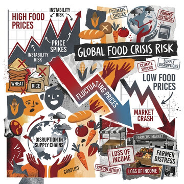 Global Food Crisis Risk Rising Prices Supply Disruptions Climate Shocks and Market Instability