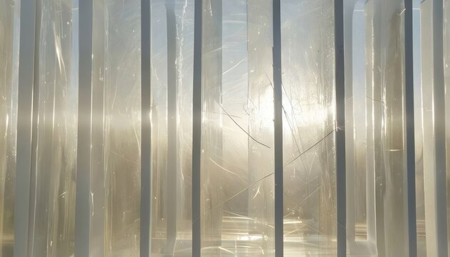 Translucent fiberglass panel with fiber strands lit from behind