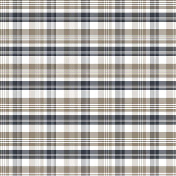 Beige and brown plaid tartan seamless pattern texture