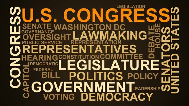 U S Congress Word Cloud