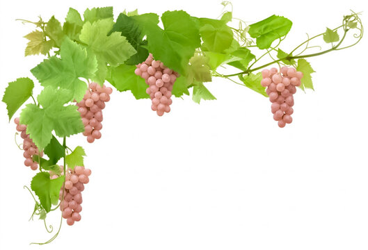 Grappes de raisin blanc 