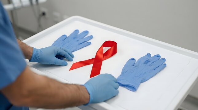 Raising awareness and showing support for world aids day a global health imperative