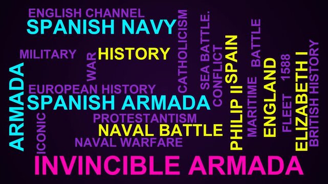 Invincible Armada Word Cloud