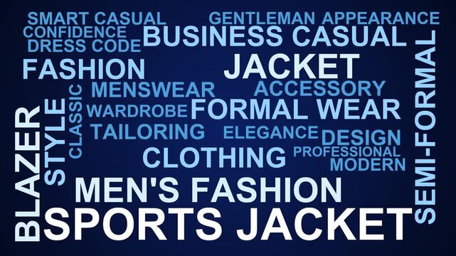 Sports Jacket Word Cloud