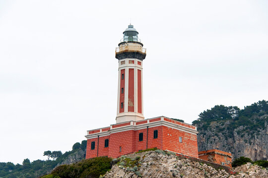 Punta Carena Lighthouse in Capri - Italy