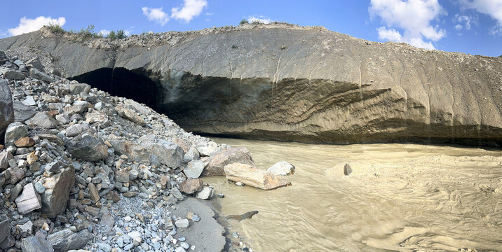 River at Castner Cave in Alaska