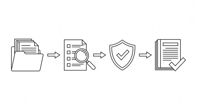 Audit Trail Verification Workflow with Document Review and Compliance Check