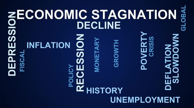 Economic Stagnation Word Cloud