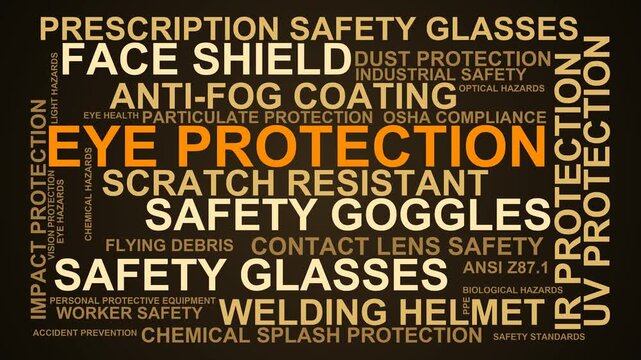 Eye Protection Word Cloud