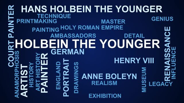 Holbein The Younger Word Cloud