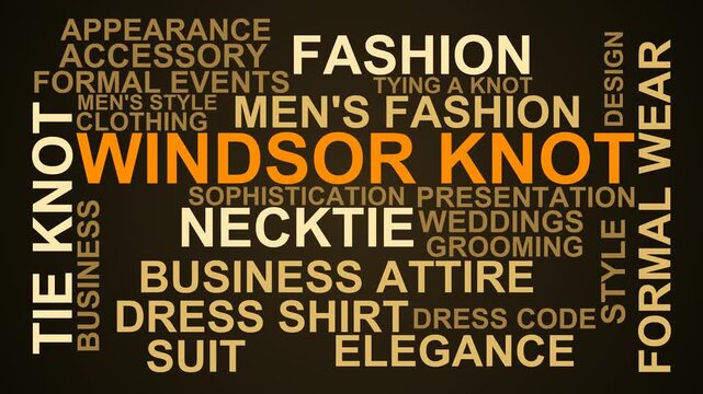 Windsor Knot Word Cloud
