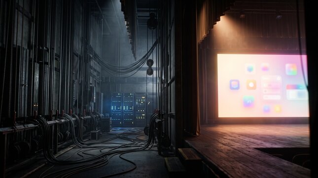 Backstage of the Digital Show