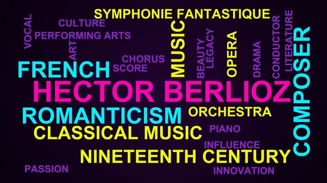 Hector Berlioz Word Cloud