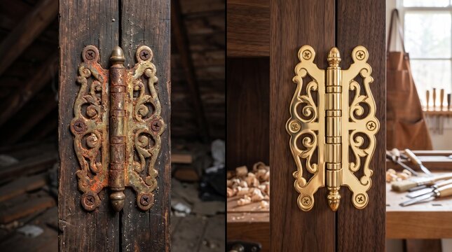 Rusted Hinges to Gleaming Brass