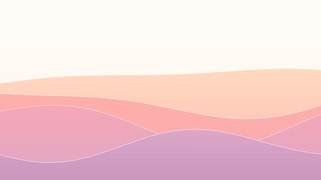 Soft pastel waves gently undulate in a seamless loop animation, creating a serene gradient background with smooth flowing motion