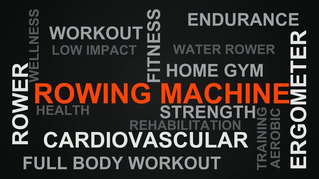 Rowing Machine Word Cloud