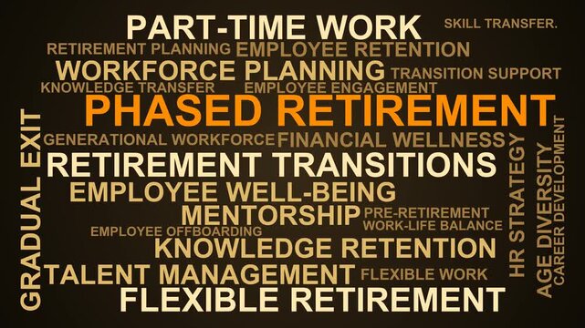 Phased Retirement Word Cloud