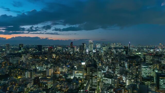 東京風景　タイムラプス