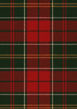 Vibrant plaid pattern wallpaper.