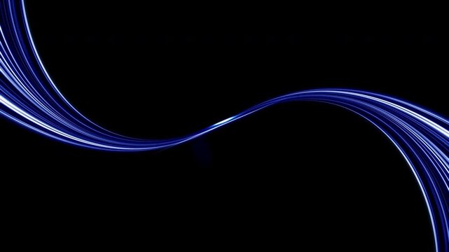 Suitable for a wide range of scenarios: clean, dynamic, and tech-inspired background video footage featuring fluid light effects.