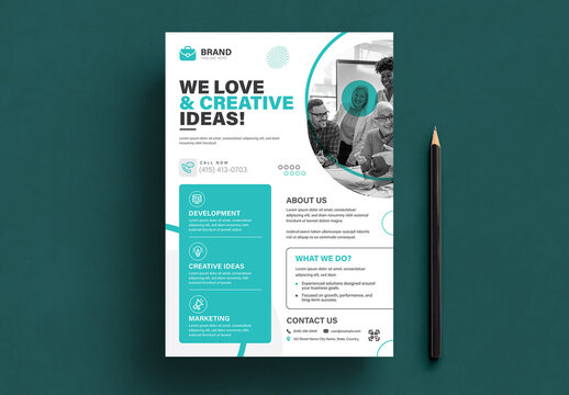 Corporate Flyer Design Layout