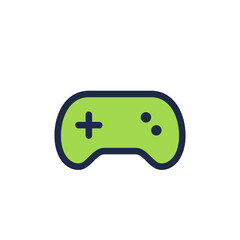 Game controller line icon for anti valentine © Premium Icons