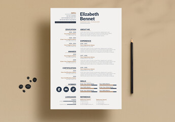 Creative Resume Template Layout