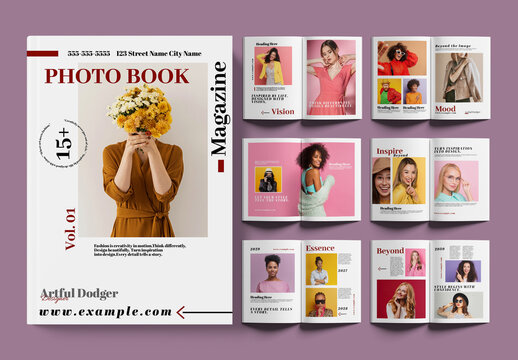 Photo Book Magazine Template