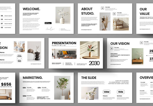 Portfolio Presentation Layout