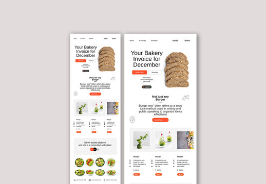 Your Bakery Invoce For December