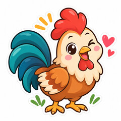 hen with a chicken © Rawdina