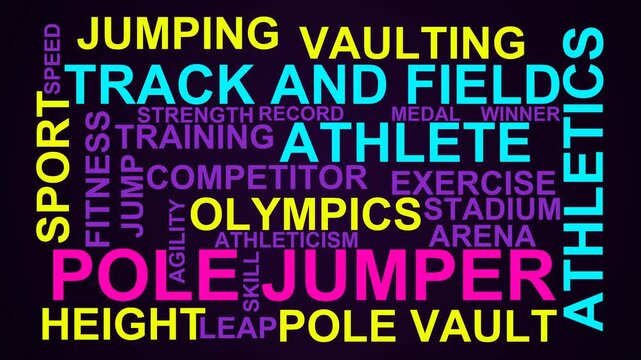 Pole Jumper Word Cloud