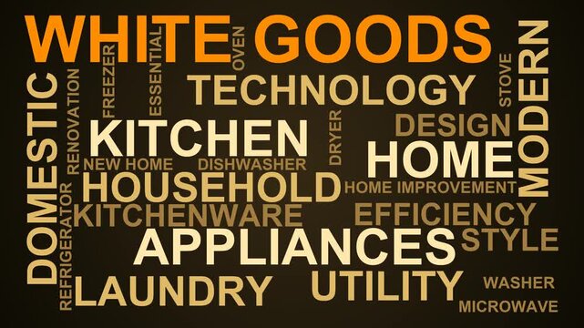 White Goods Word Cloud